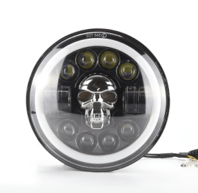 7-inch motorcycle lighting lamp.  For Harley / Yamaha motorcycle modified high light near light light turn signal 30W led lumen 3000 lm color tem