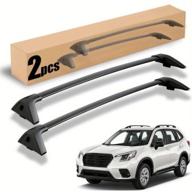 2 Pcs Aluminum Anti - Rust Lockable Roof Rack Cross Bars for 2019 - 2023 Toyota RAV4 (Excl. Adventure/TRD Off - Road)