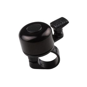 Folding Bike Small Bell Colored Bell Bicycle (Color: BLACK)