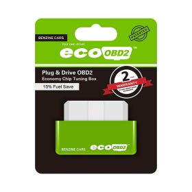 Plug And Play ECOOBD2 Gasoline Car Fuel Economy ECO OBD2 Driver (Color: GREEN)